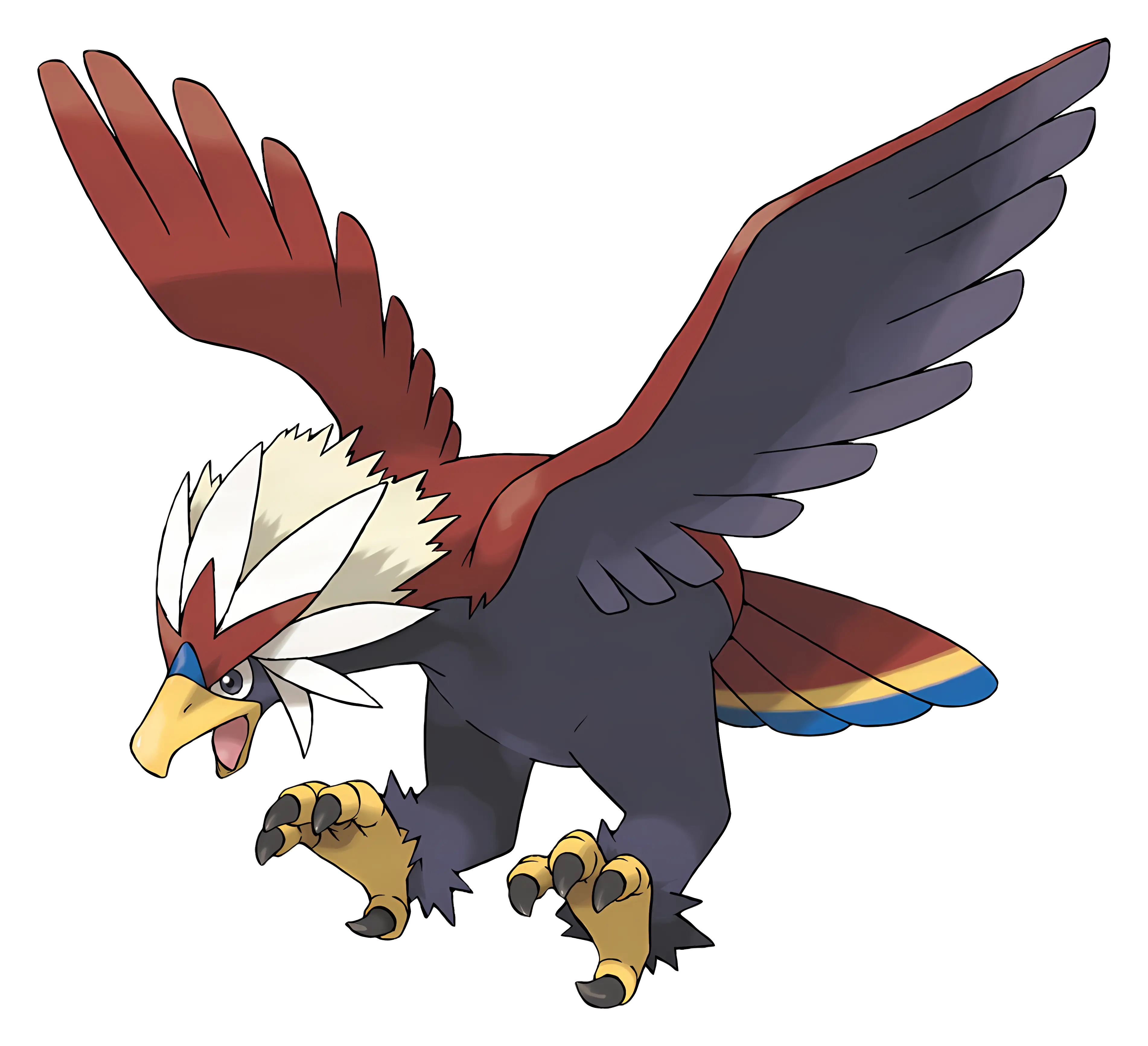 Flying Bird with Majestic Wings