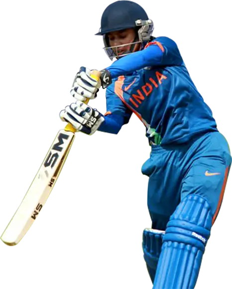 Indian Cricket Player in Action