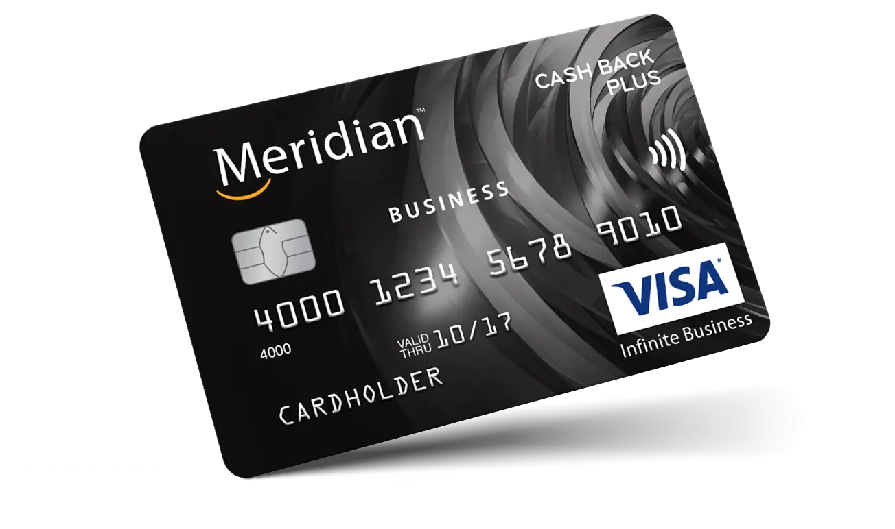 Black Business Credit Card Illustration