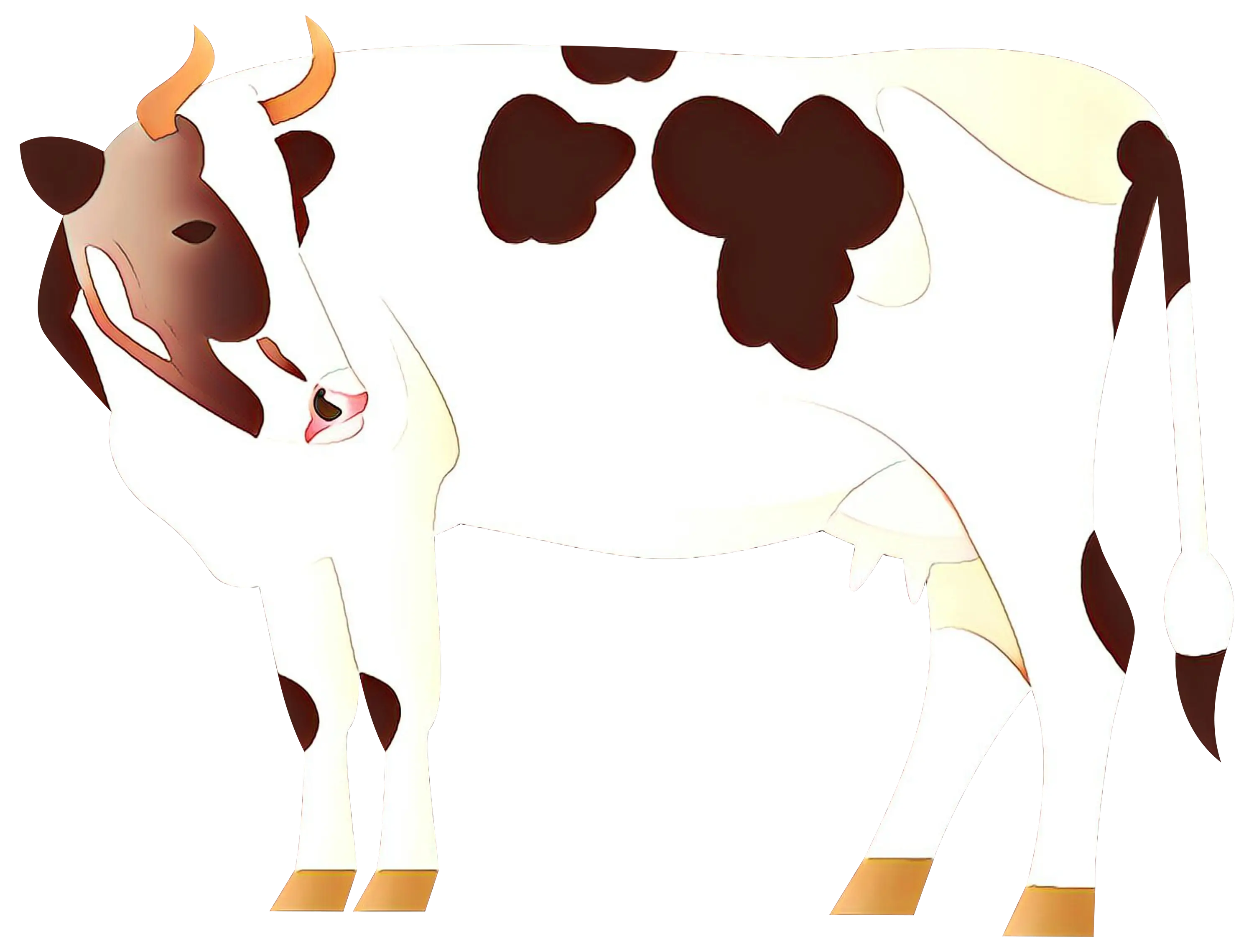 Cartoon Cow Drawing
