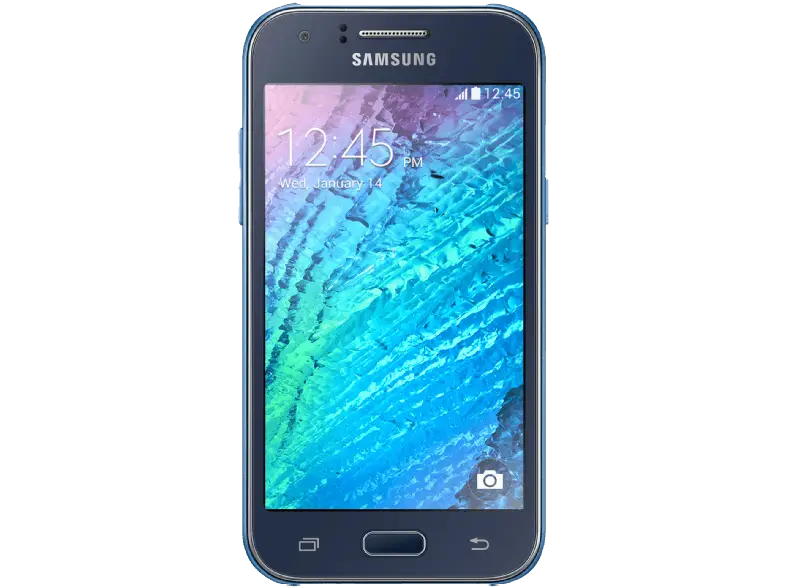 Samsung Smartphone with Blue Case