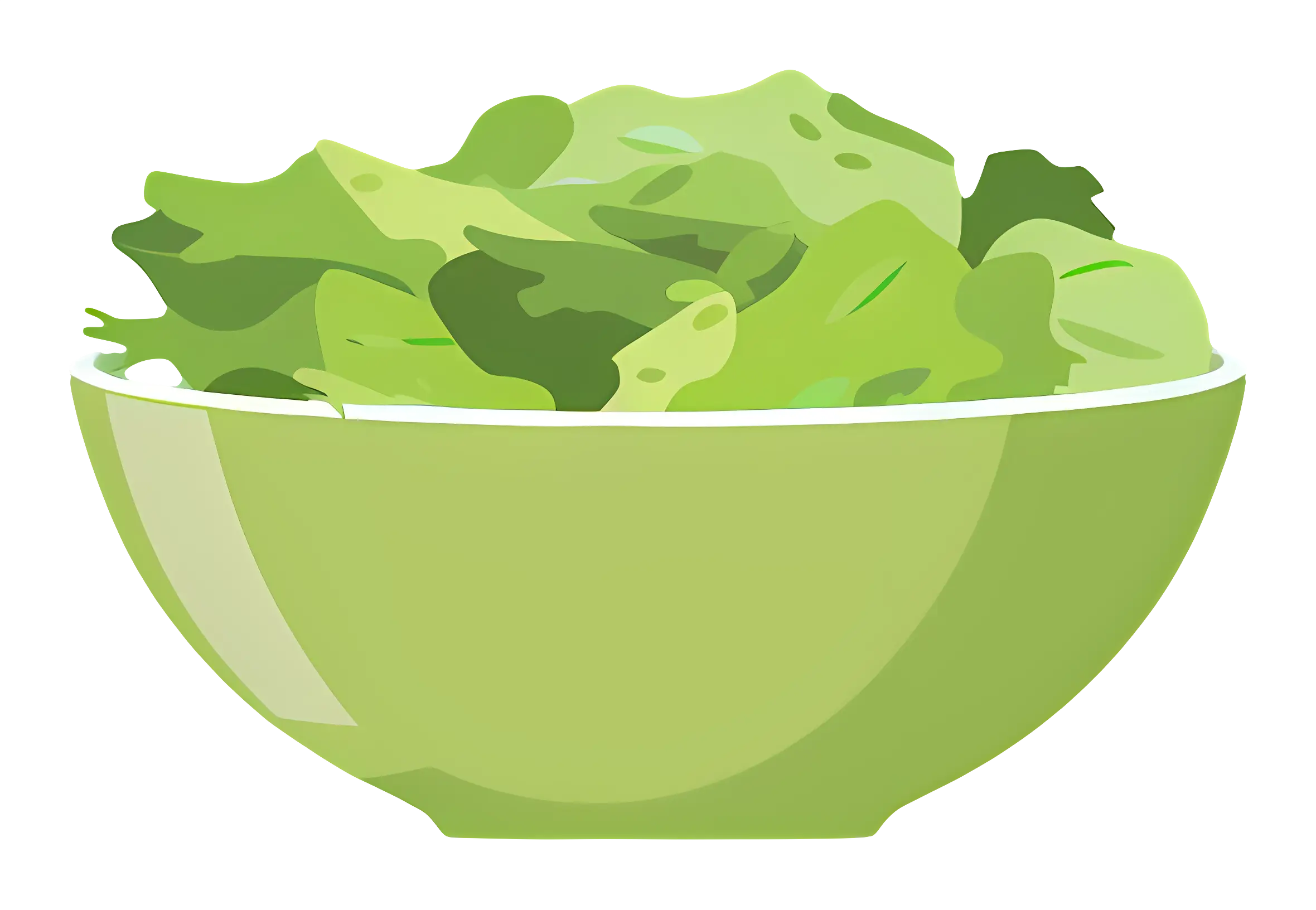 Fresh Green Salad in Bowl