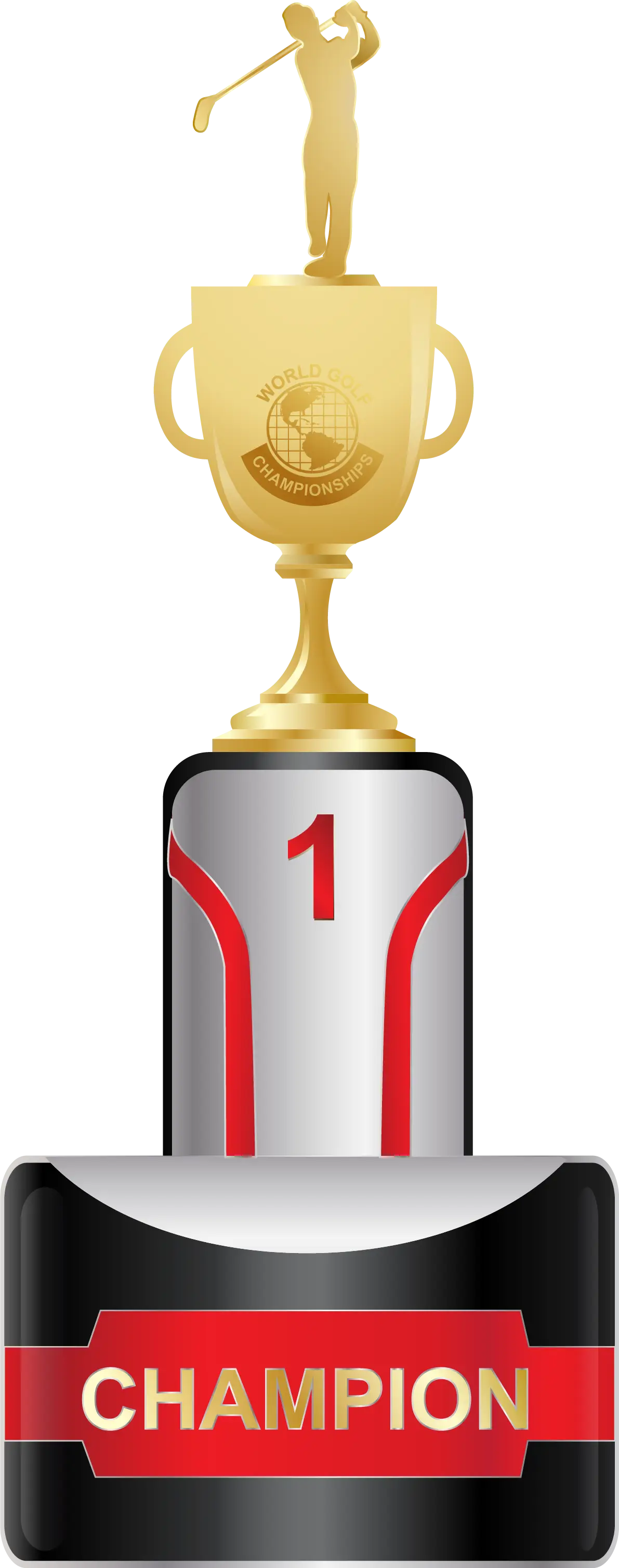 Champion Trophy with Pedestal