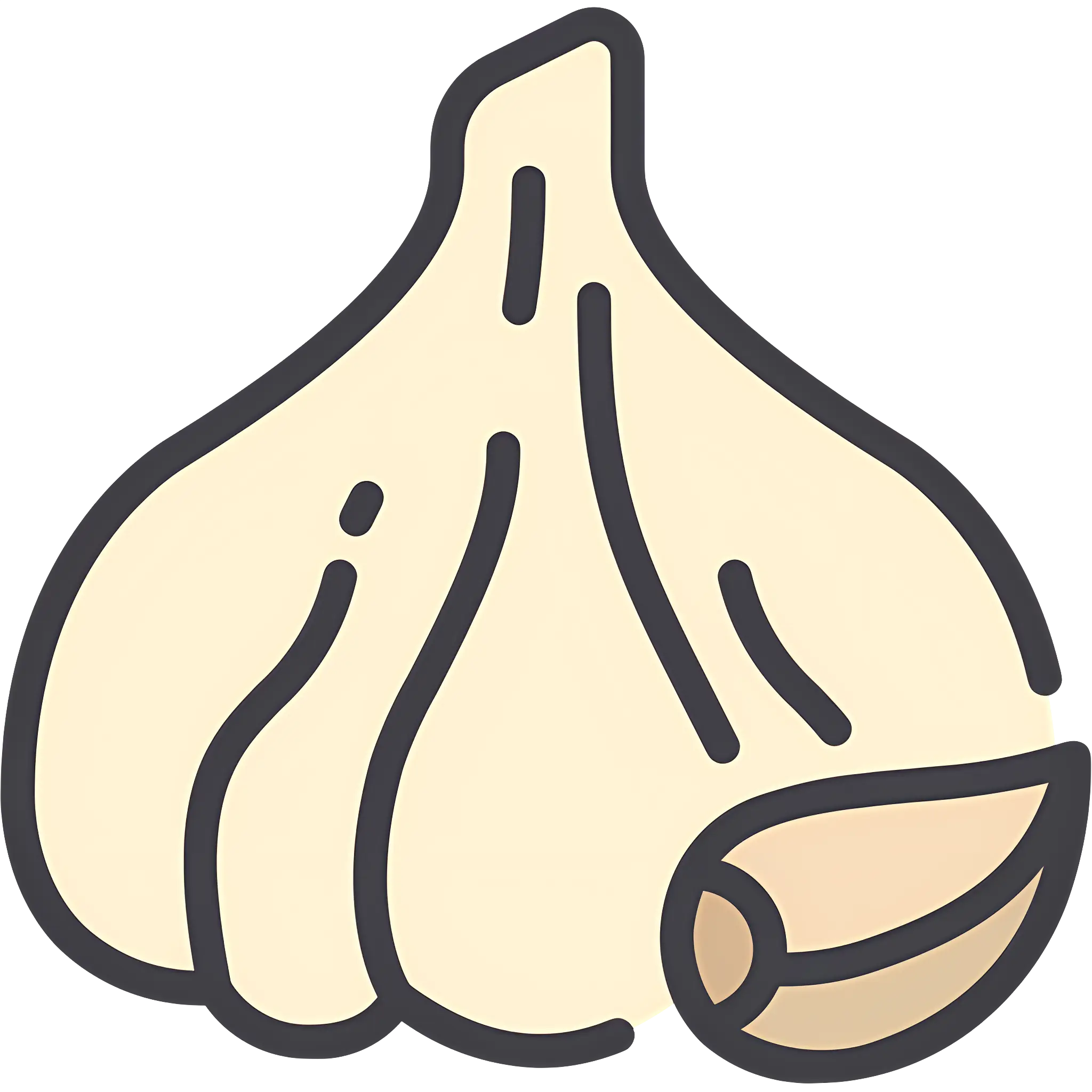 Garlic Clove Illustration