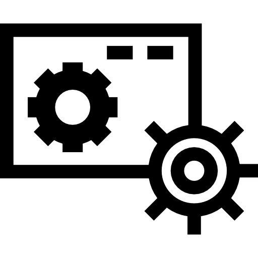 System Gear Setup Icon for Configuration