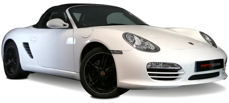 Stylish White Convertible Car