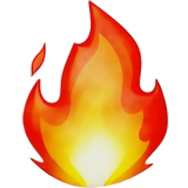 Fiery Flame Illustration