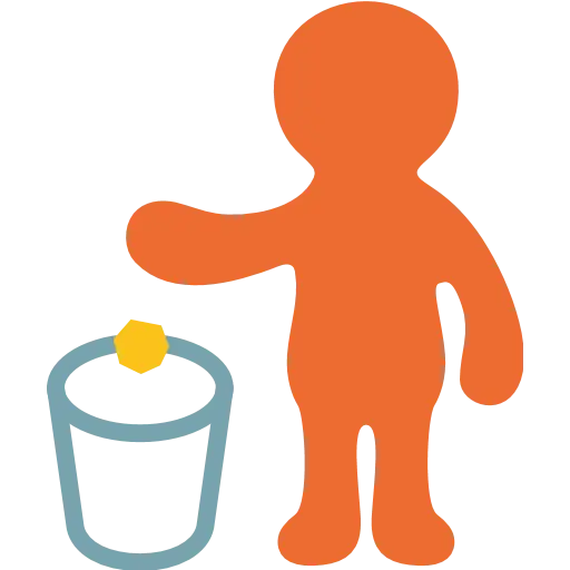 Person Throwing Trash Icon