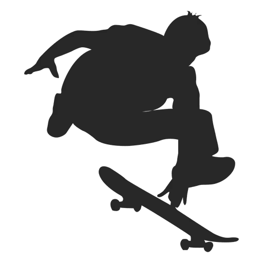Skateboarder Performing an Aerial Trick