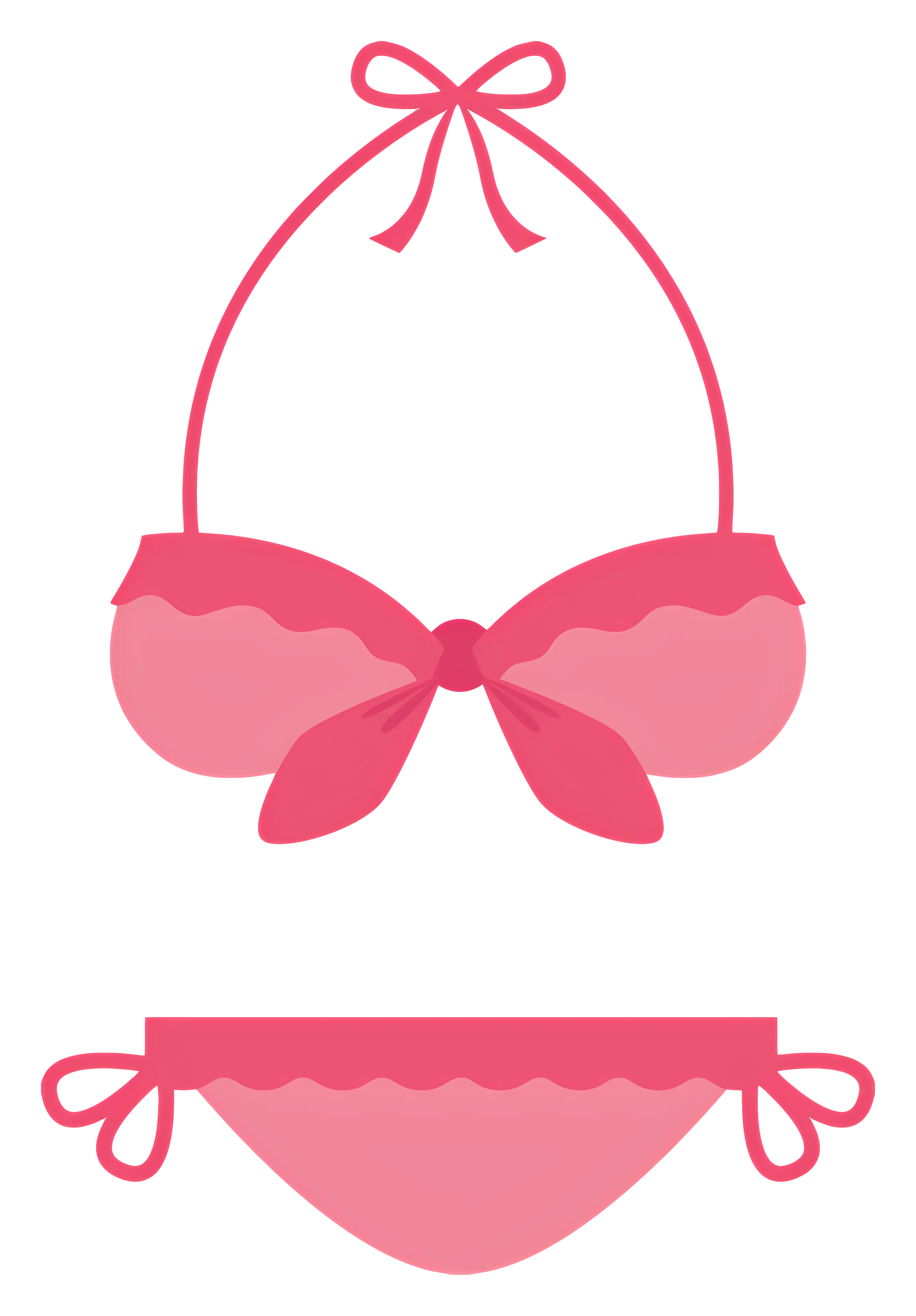 Pink Bow Bikini