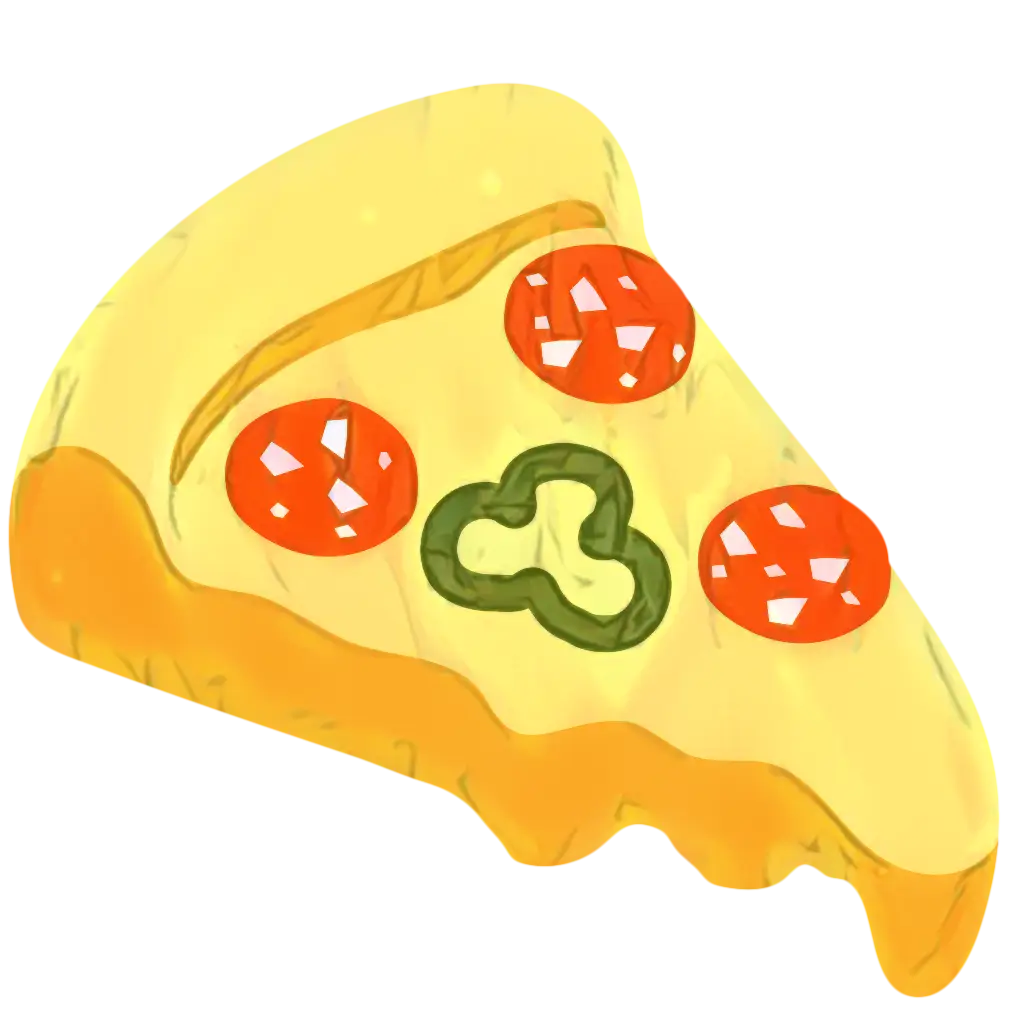 Simple Pizza Slice Illustration