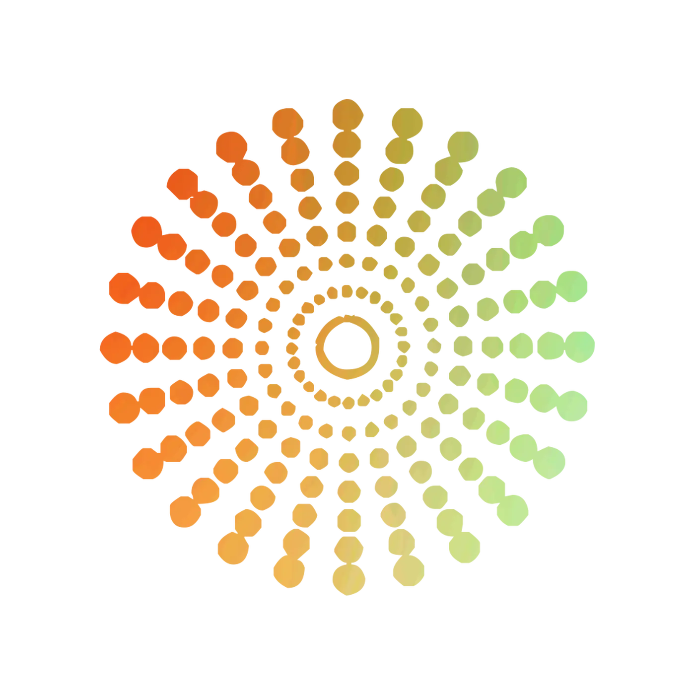 Colorful Sunburst Pattern
