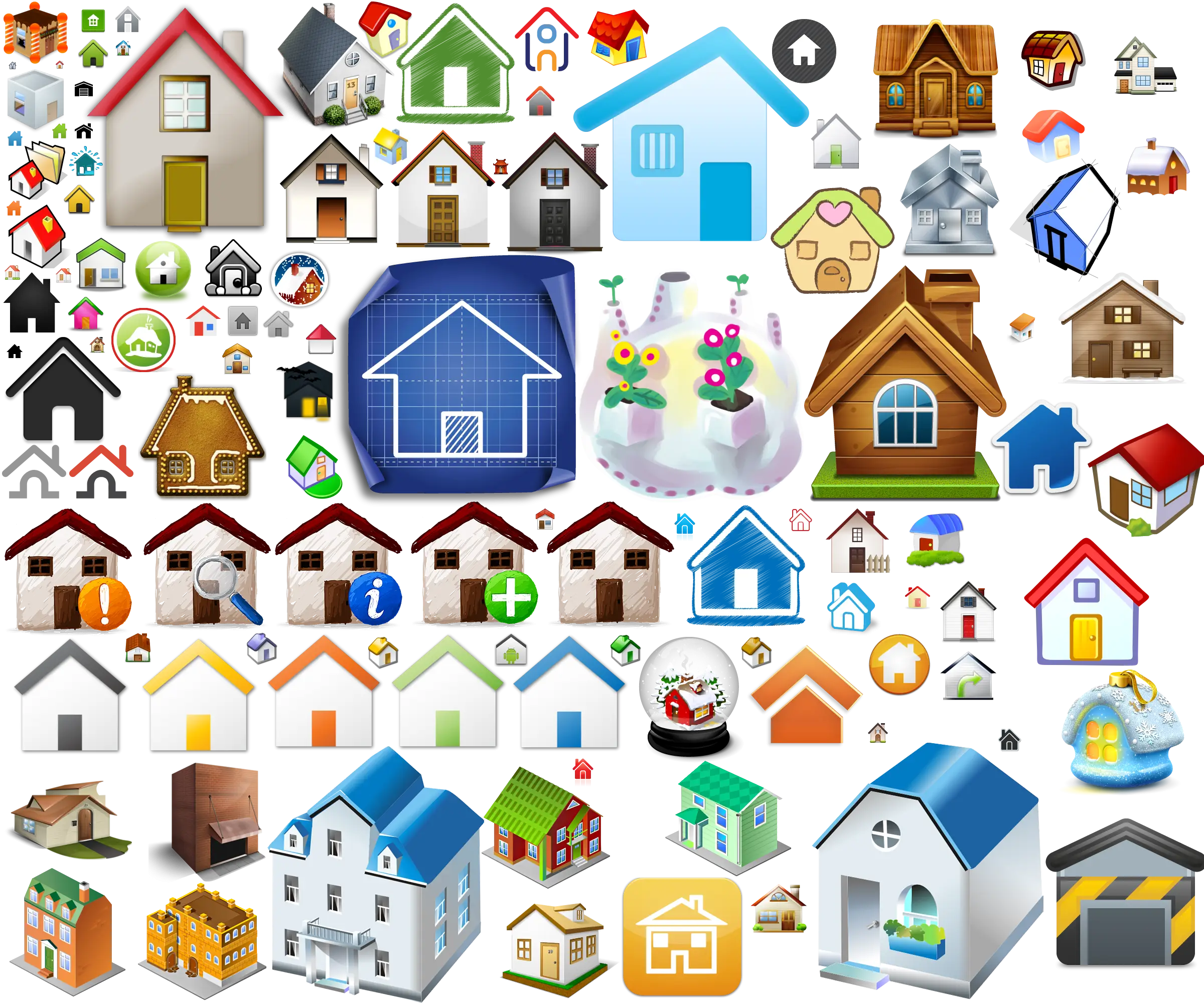 Various House Icons