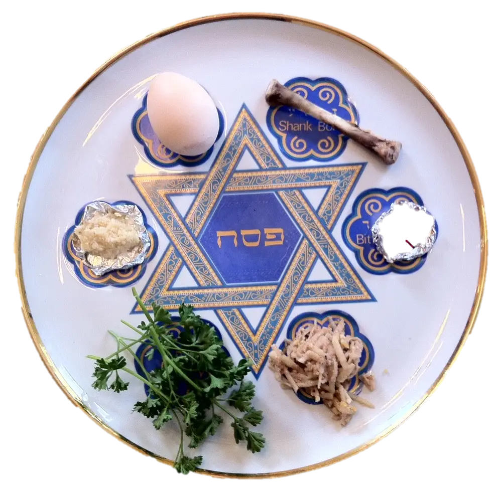 Traditional Passover Seder Plate
