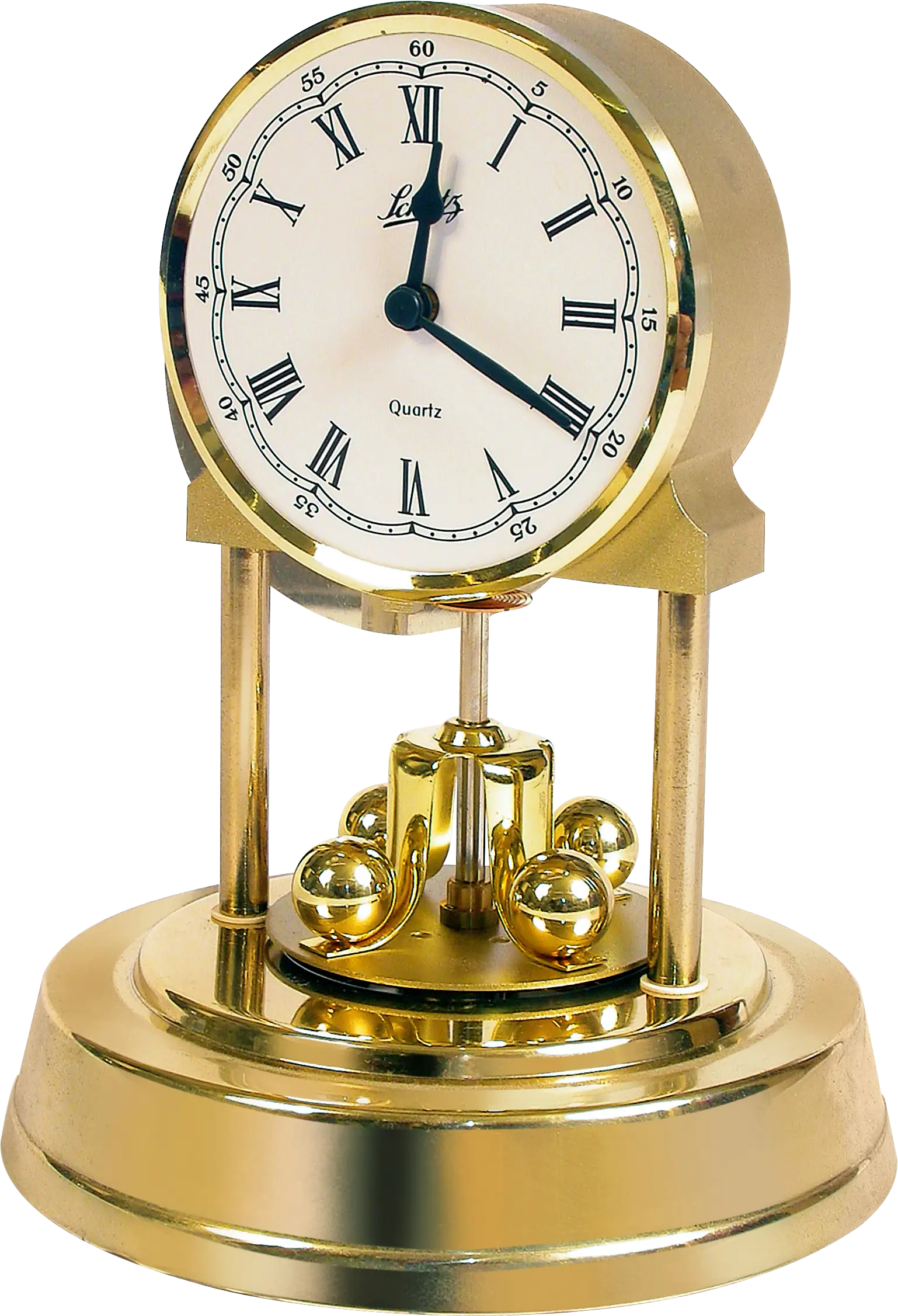 Golden Antique Table Clock