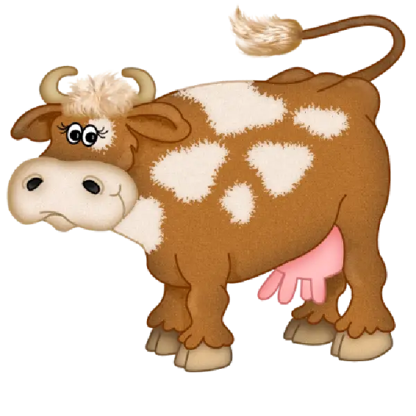 Cute Cartoon Cow