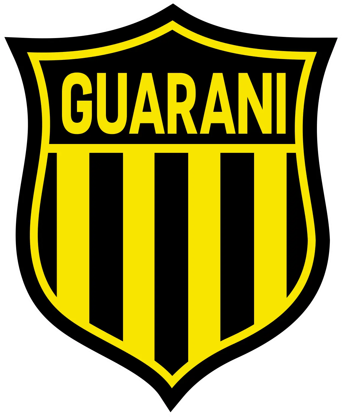 Yellow and Black Guarani Shield