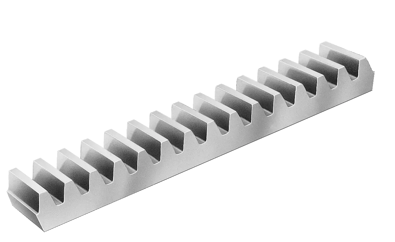 Metal Gear Rack with Teeth