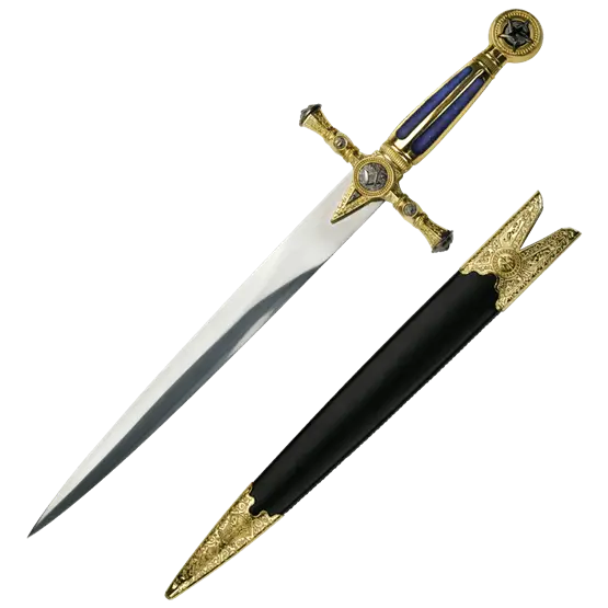 Ornate Dagger with Decorative Sheath