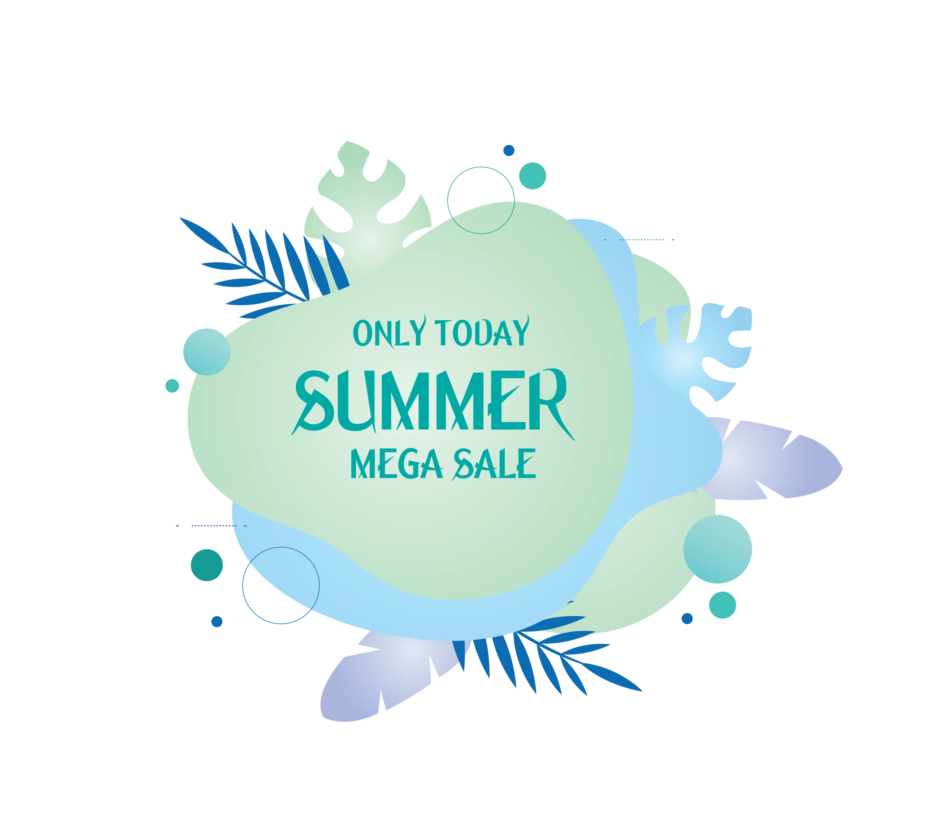 Summer Mega Sale Advertisement