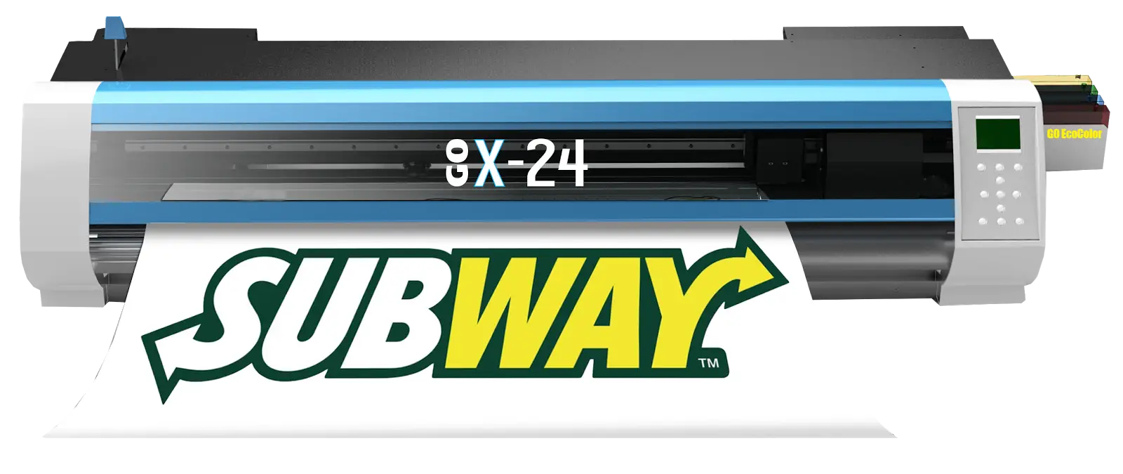Subway Logo on Printer
