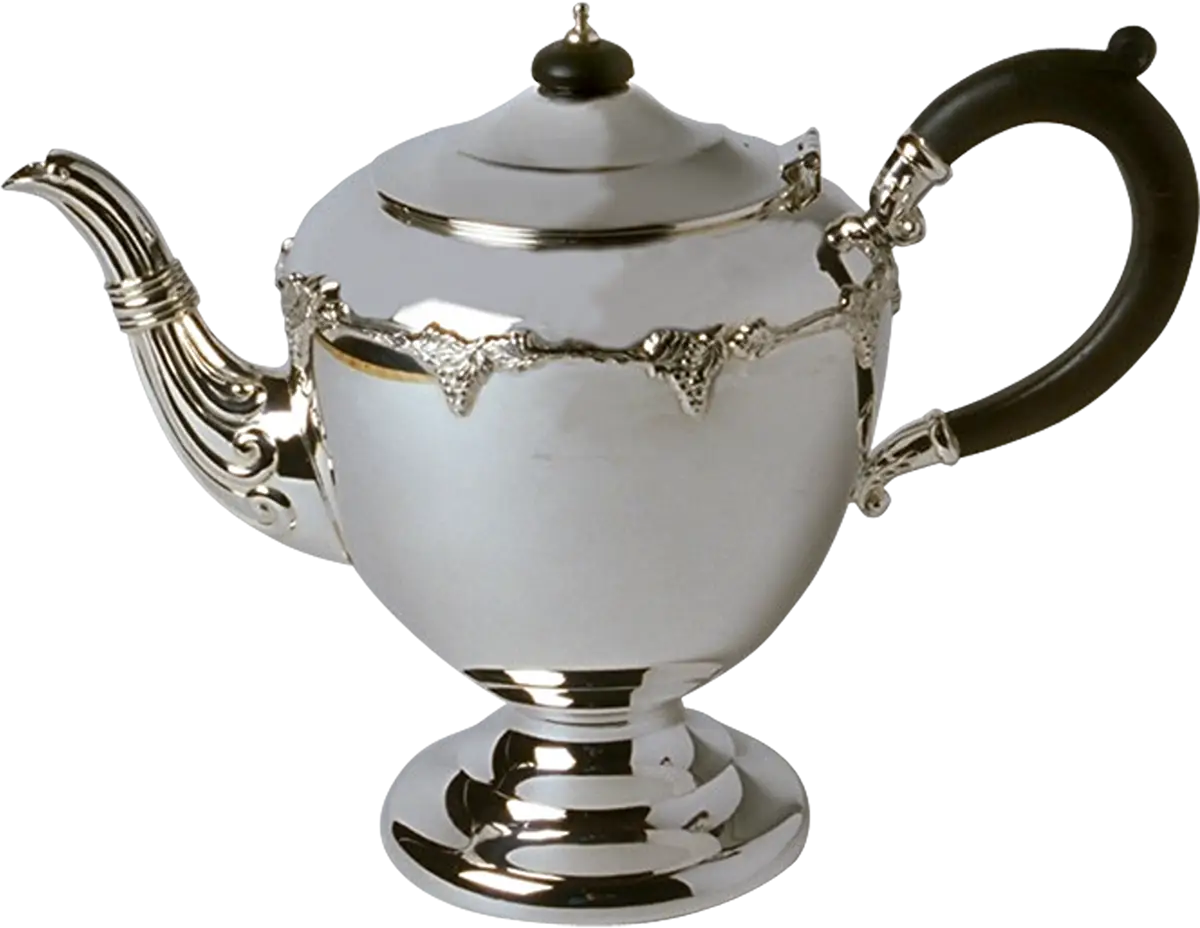 Silver Teapot for Elegant Tea Serving