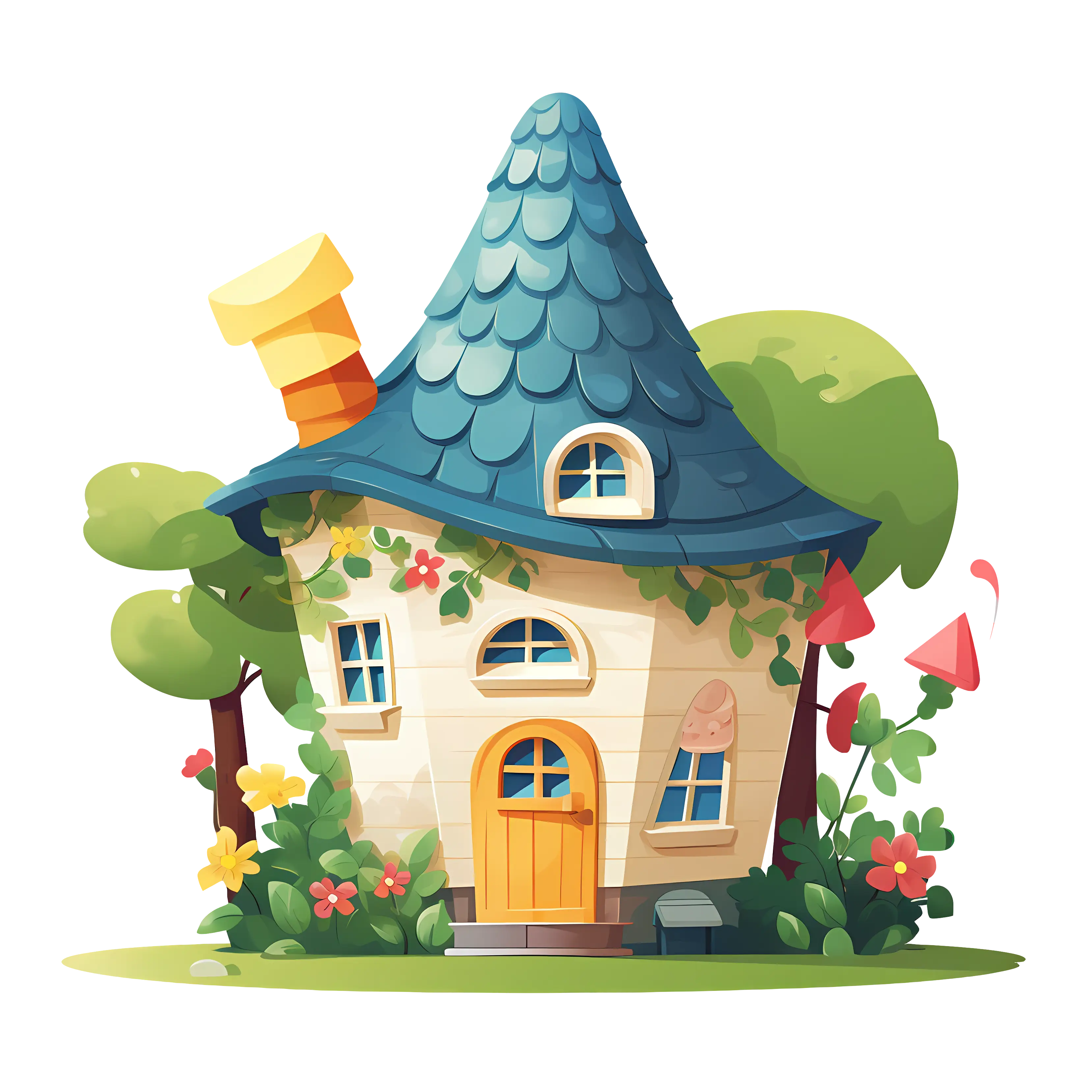 Small Cute Doodle House