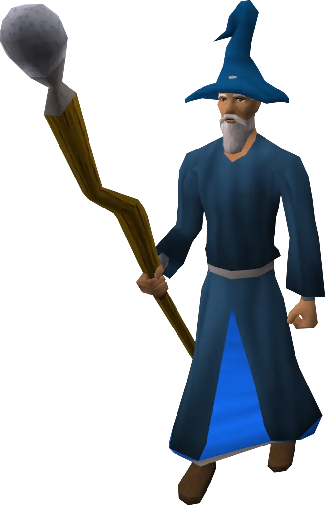 Wizard Character in Fantasy Game