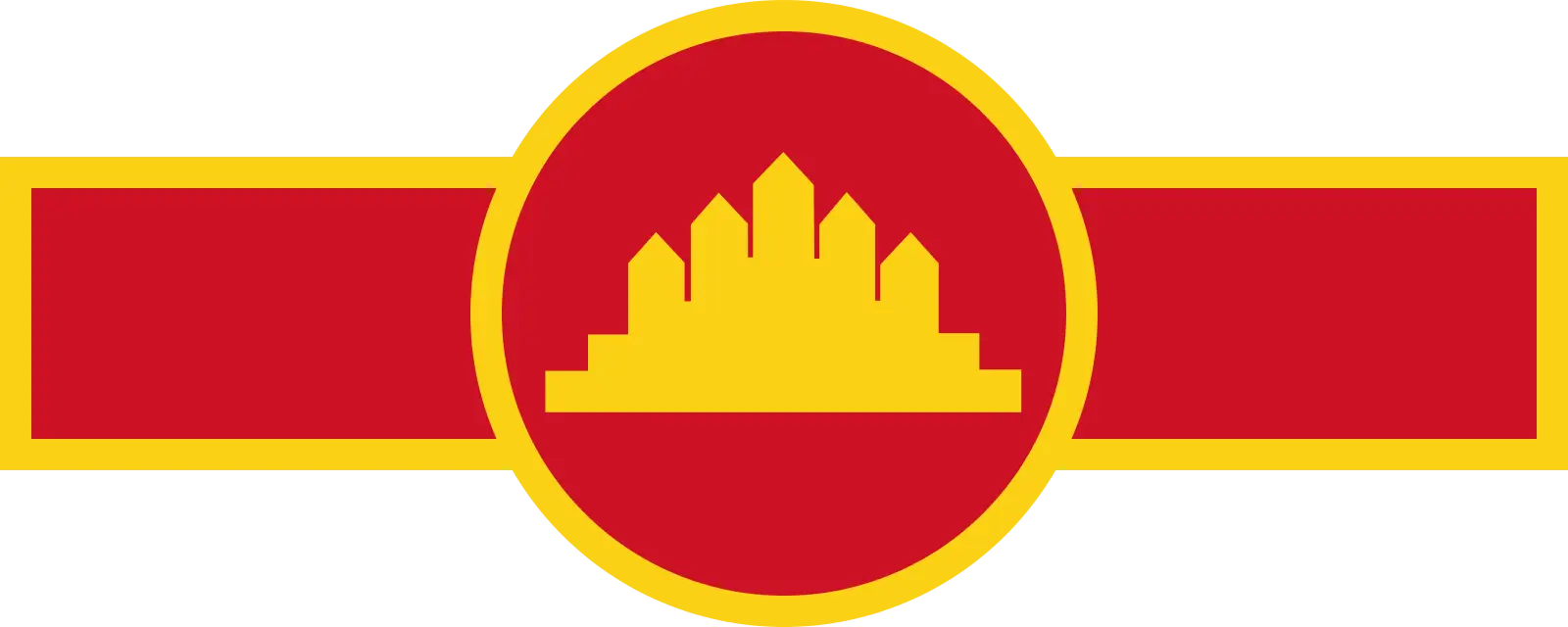 Red and Yellow Temple Logo