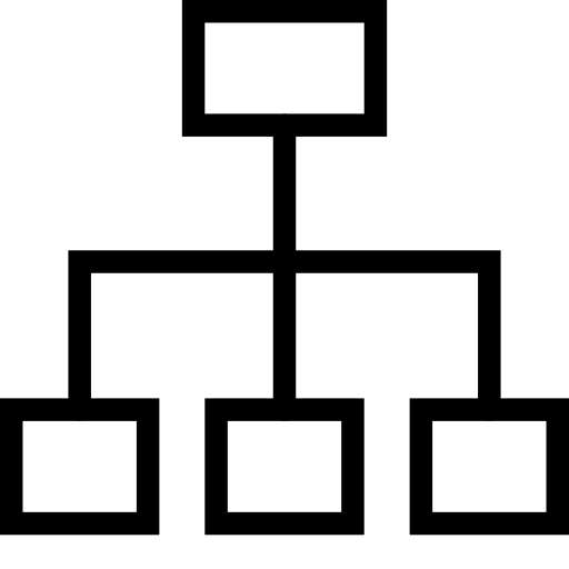 Simple Organization Chart Diagram