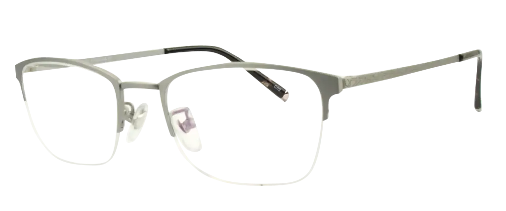 Simple Metal Frame Eyeglasses