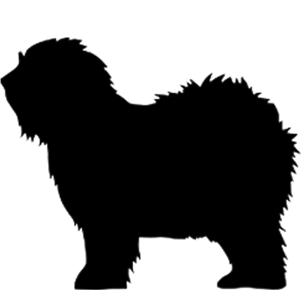 Black Dog Silhouette Simple Illustration