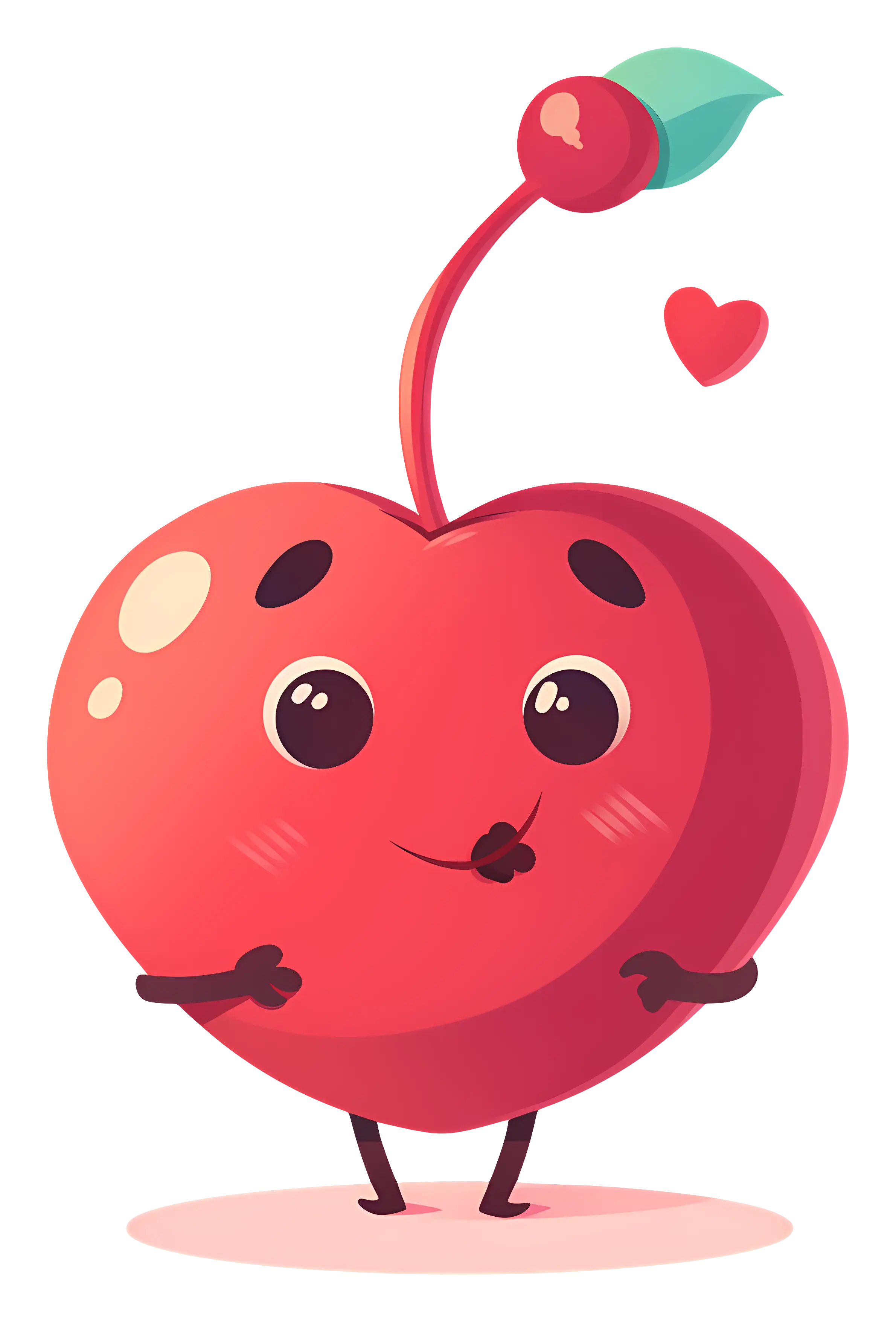 Cute Cherry Character