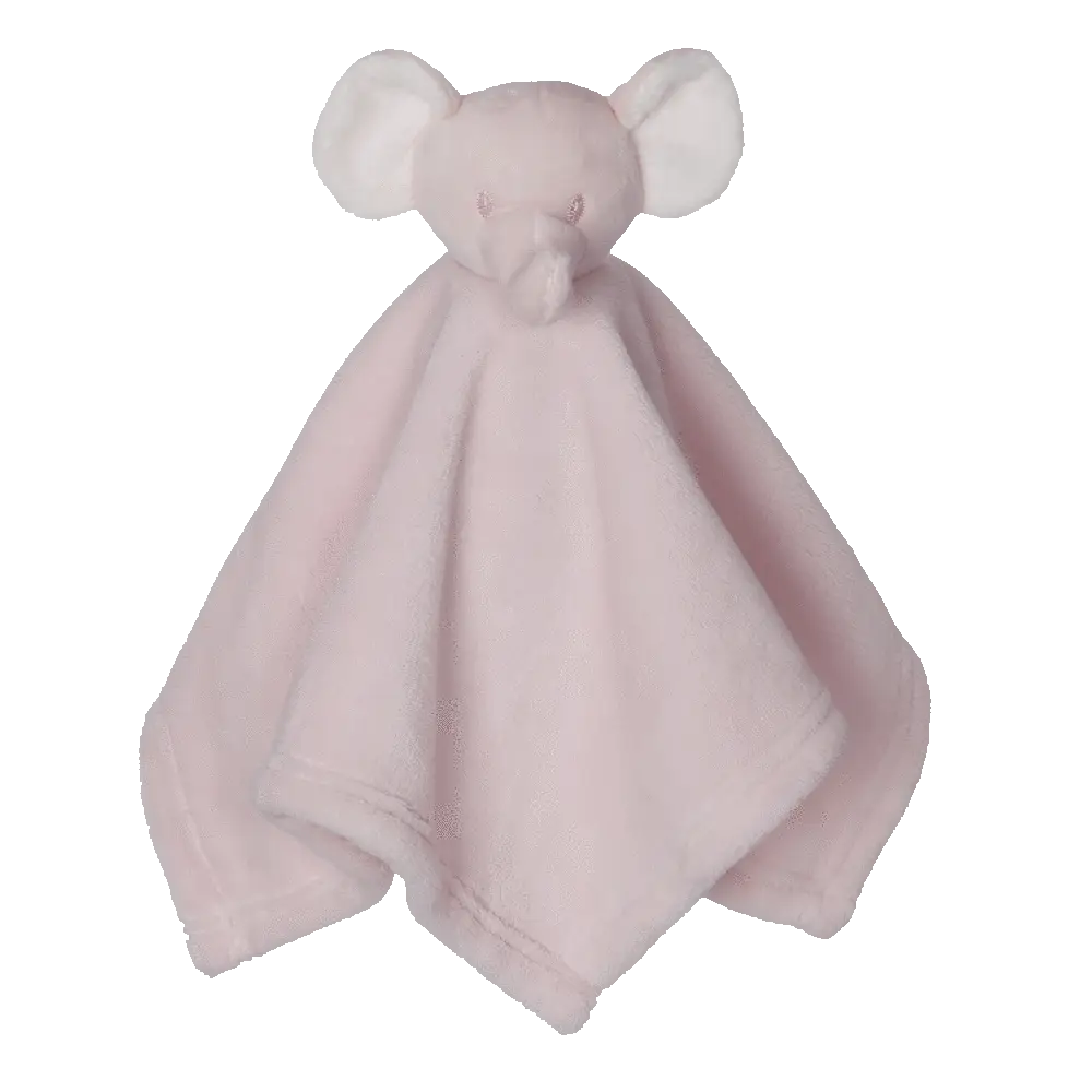 Soft Pink Elephant Blanket for Babies