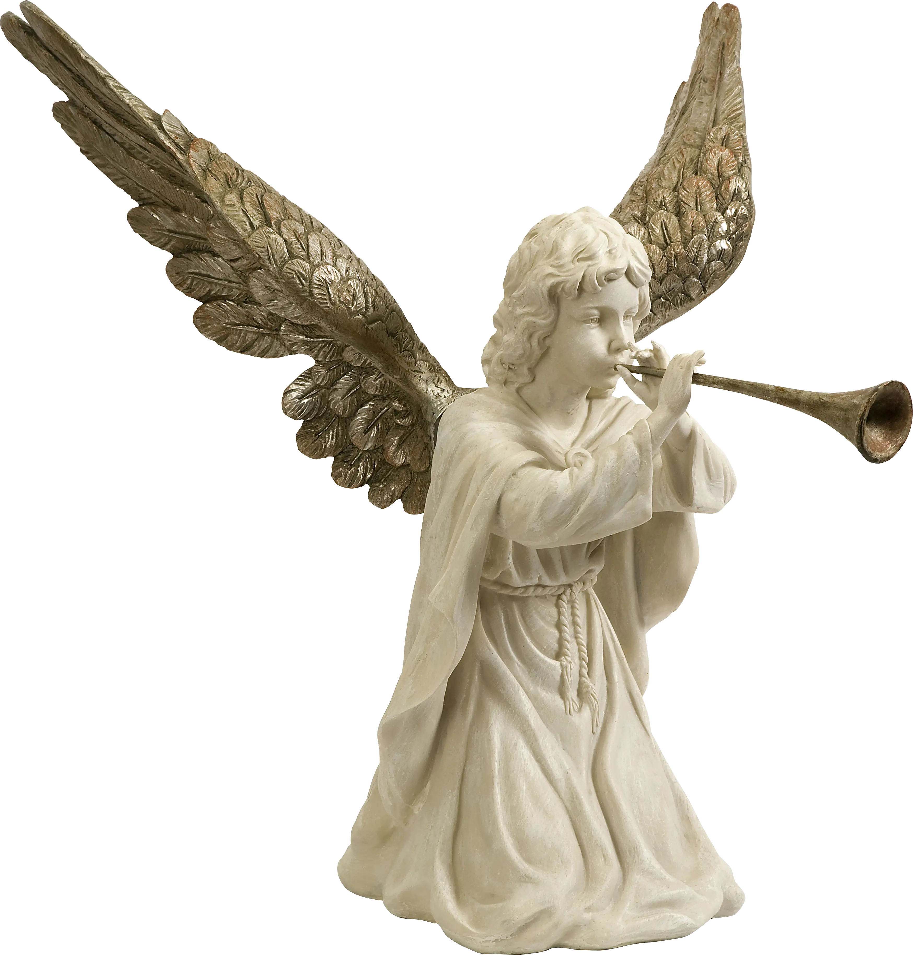 Decorative Angel Statue Blowing Trumpet