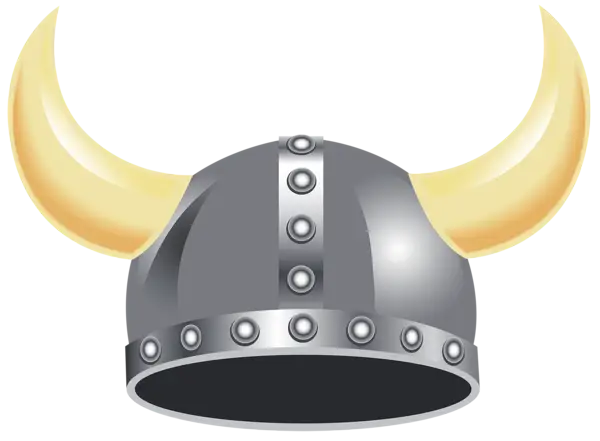 Viking Horned Helmet Illustration
