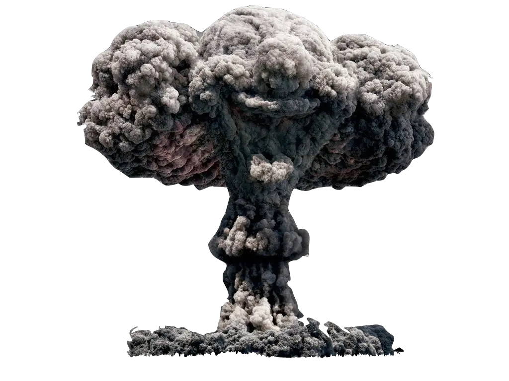 Massive Mushroom Cloud Explosion