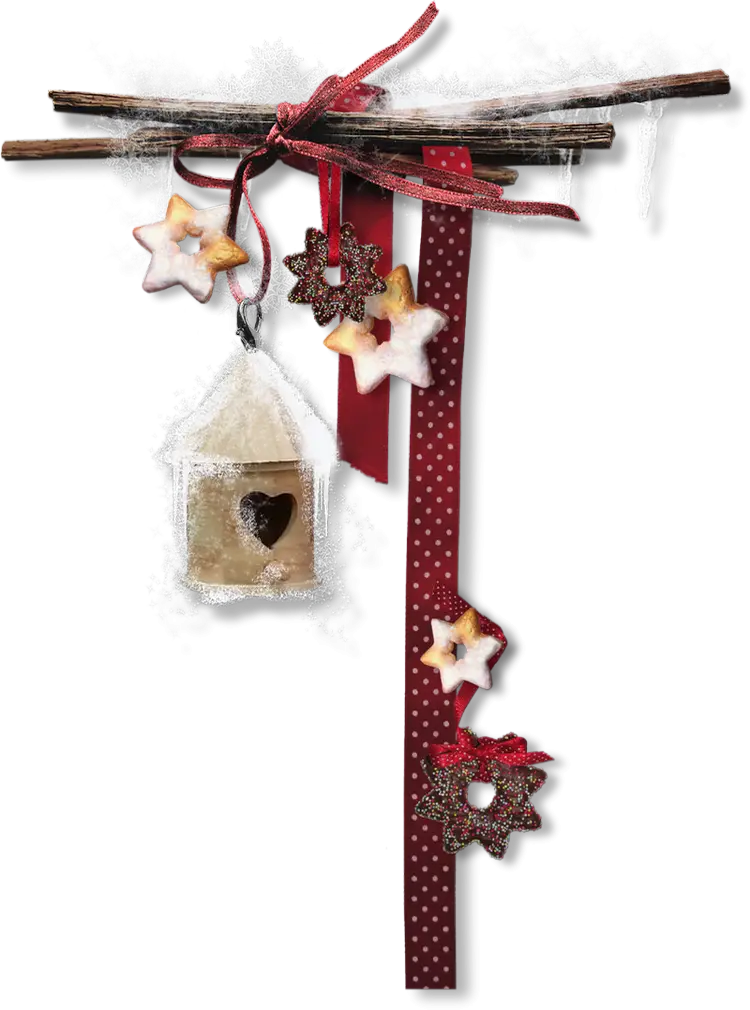 Festive Christmas Decoration with Ornaments