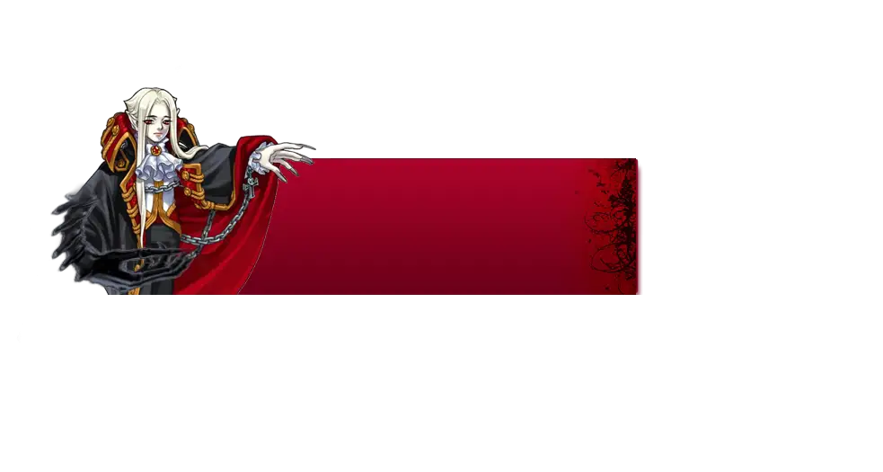 Vampire Themed Banner