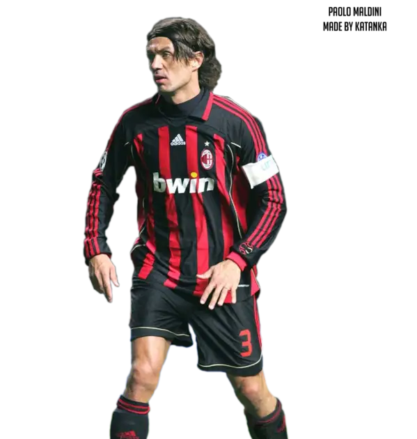 Soccer Player in Red Jersey