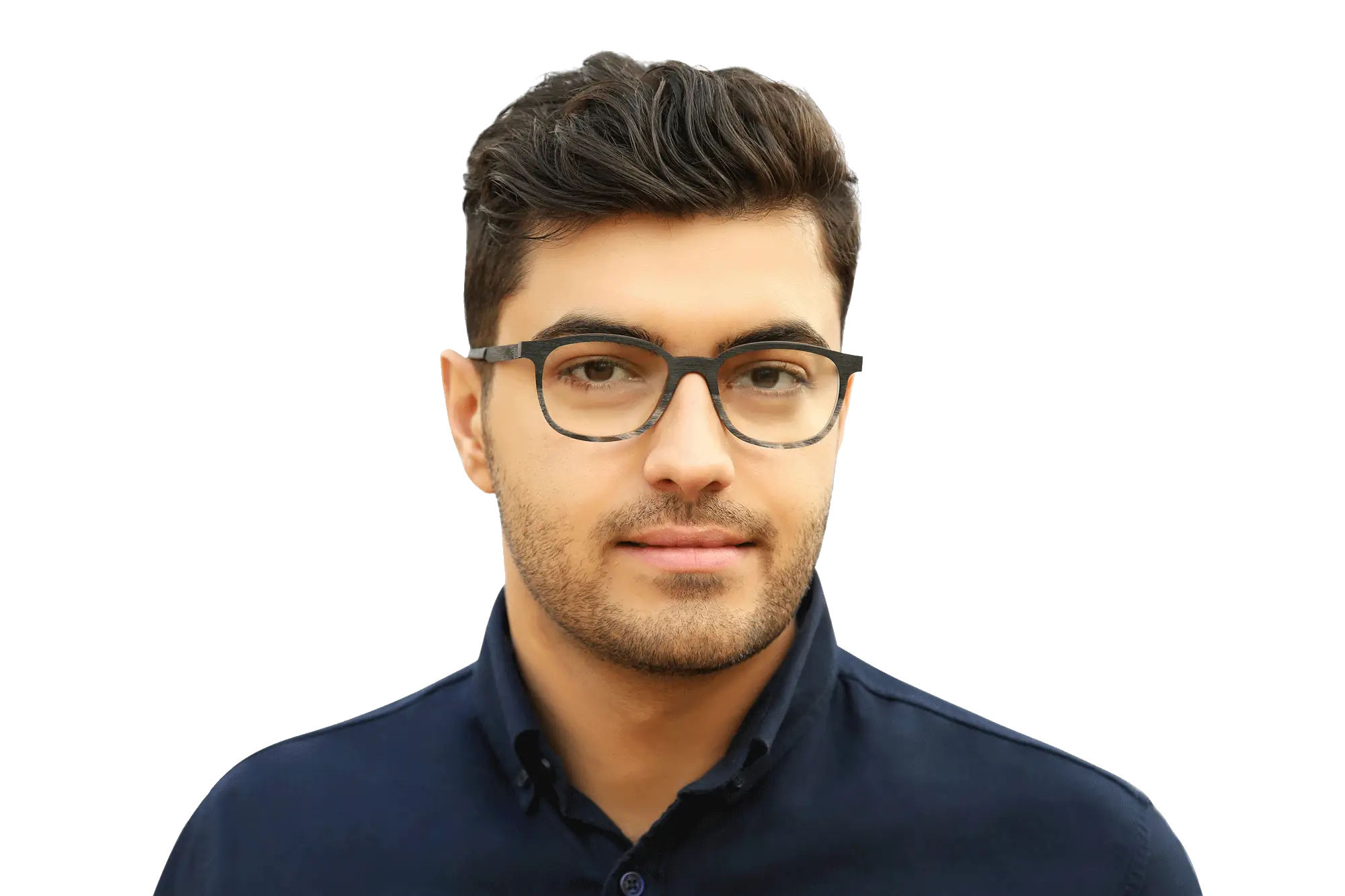 Portrait of a Man with Glasses
