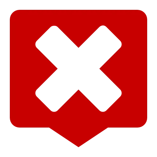 Red Cross Error Symbol