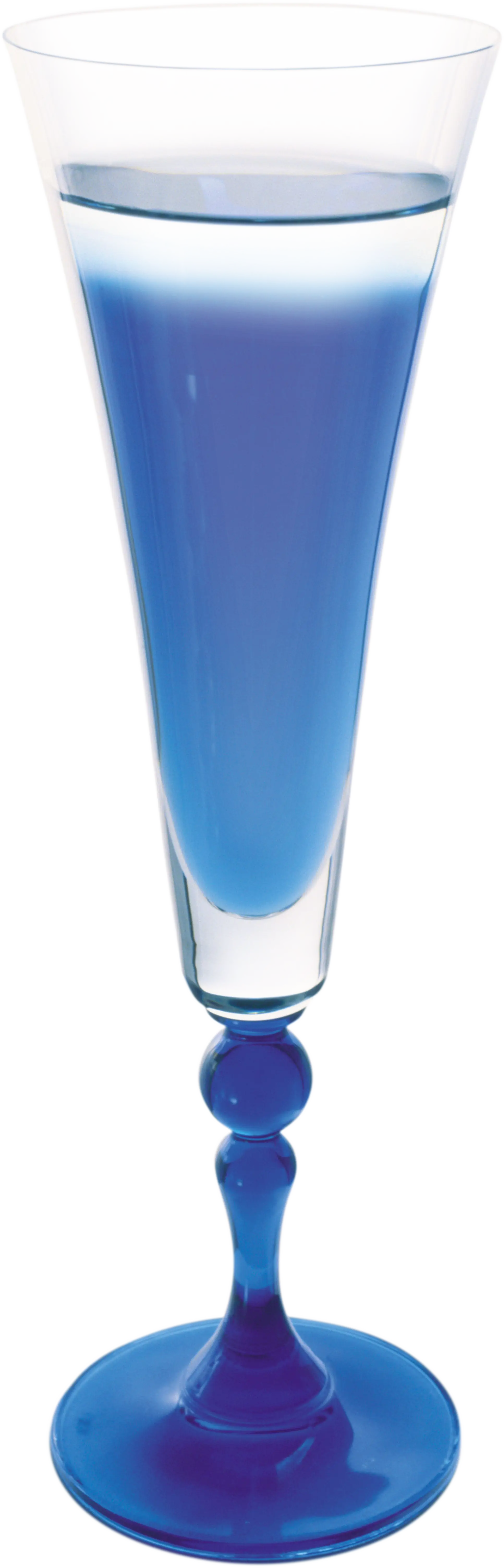 Blue Drink in a Glass