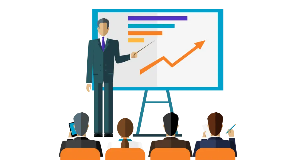 Professional Presentation Scene