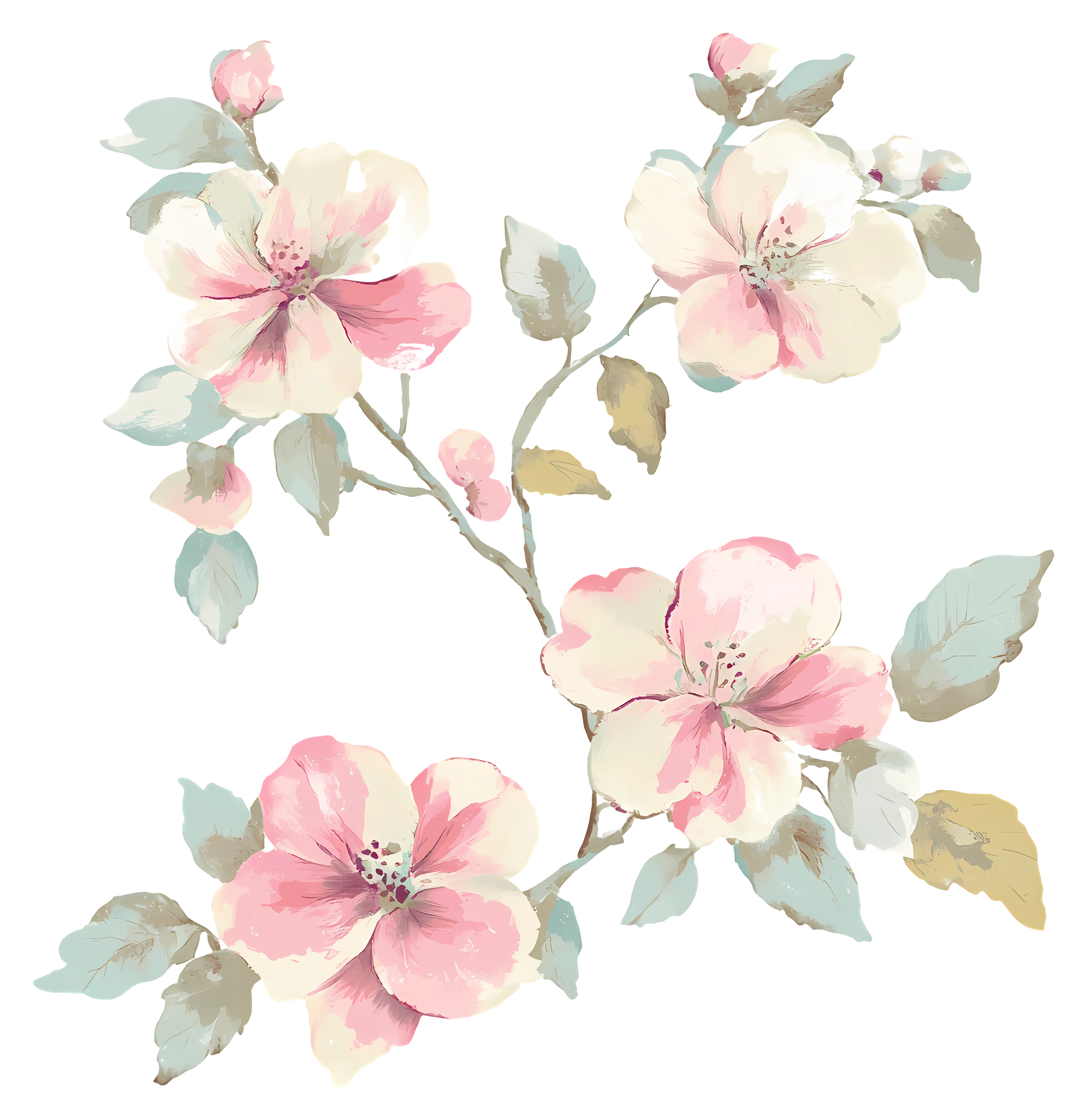 Delicate Floral Branch