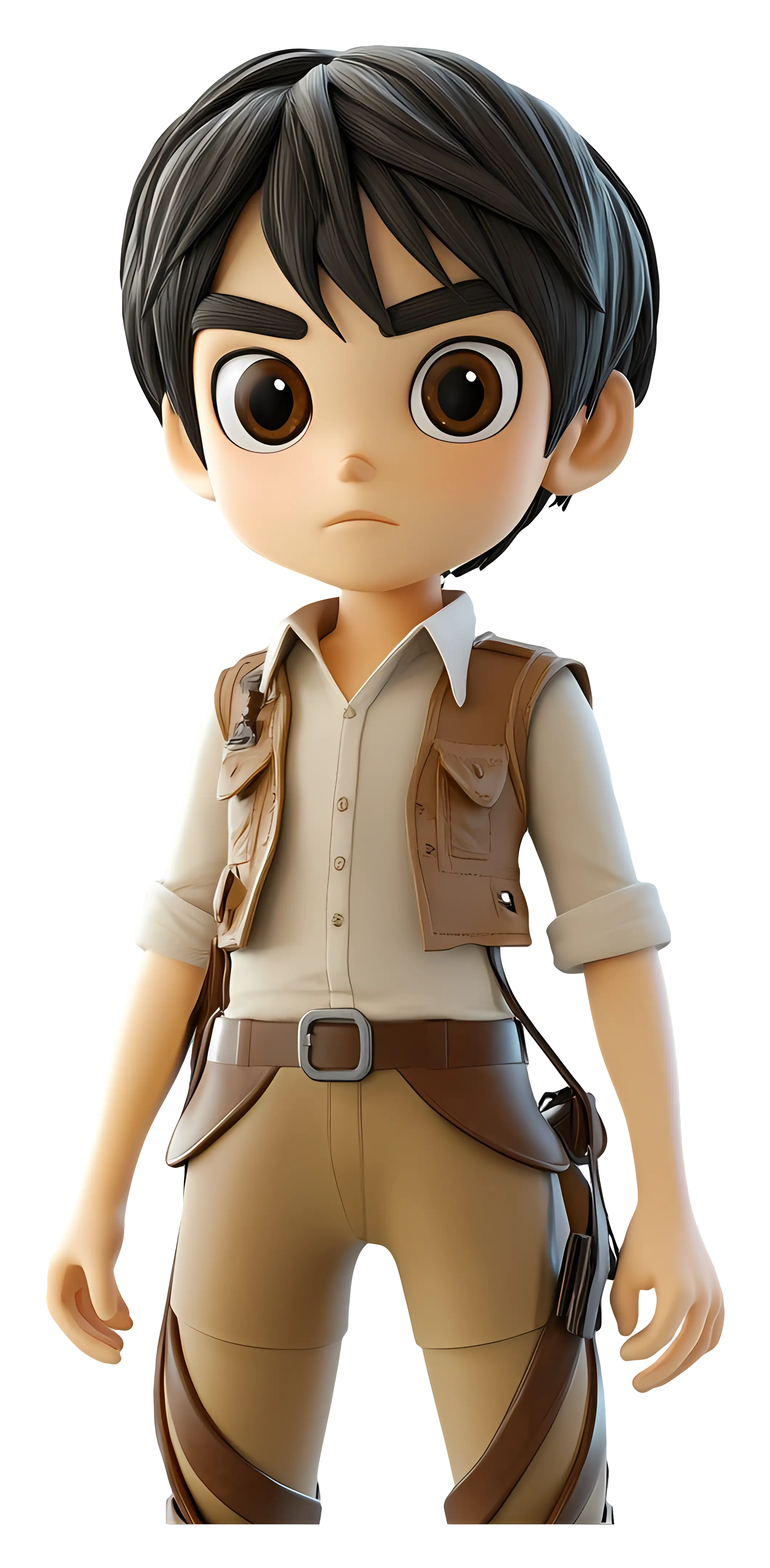 Cartoon Explorer with Adventure Gear