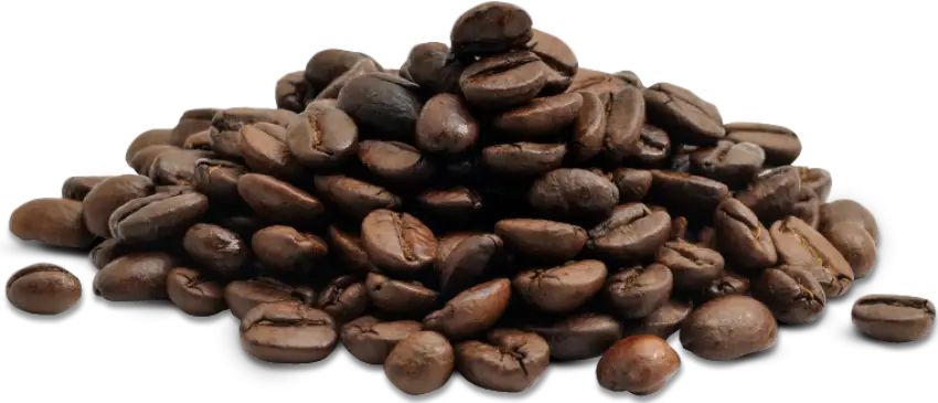 Pile of Brown Coffee Beans for Brewing