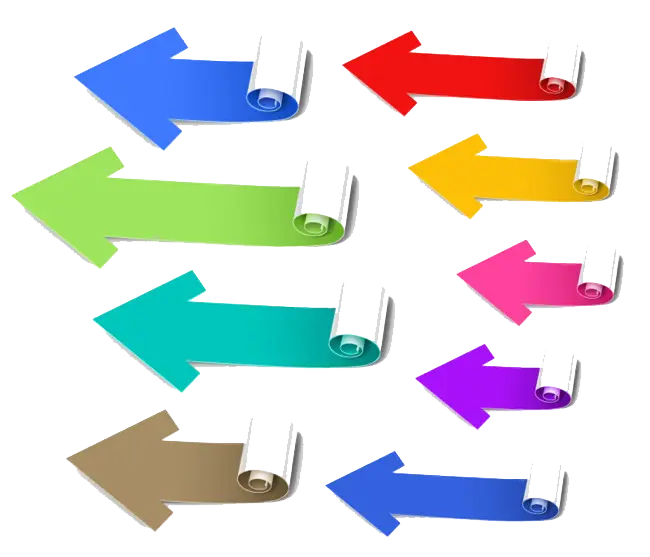 Colorful Directional Arrows