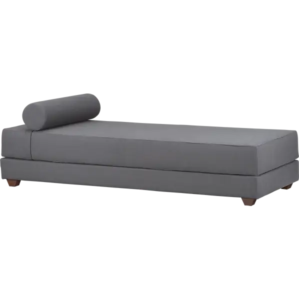 Gray Daybed with Cushion for Modern Interiors