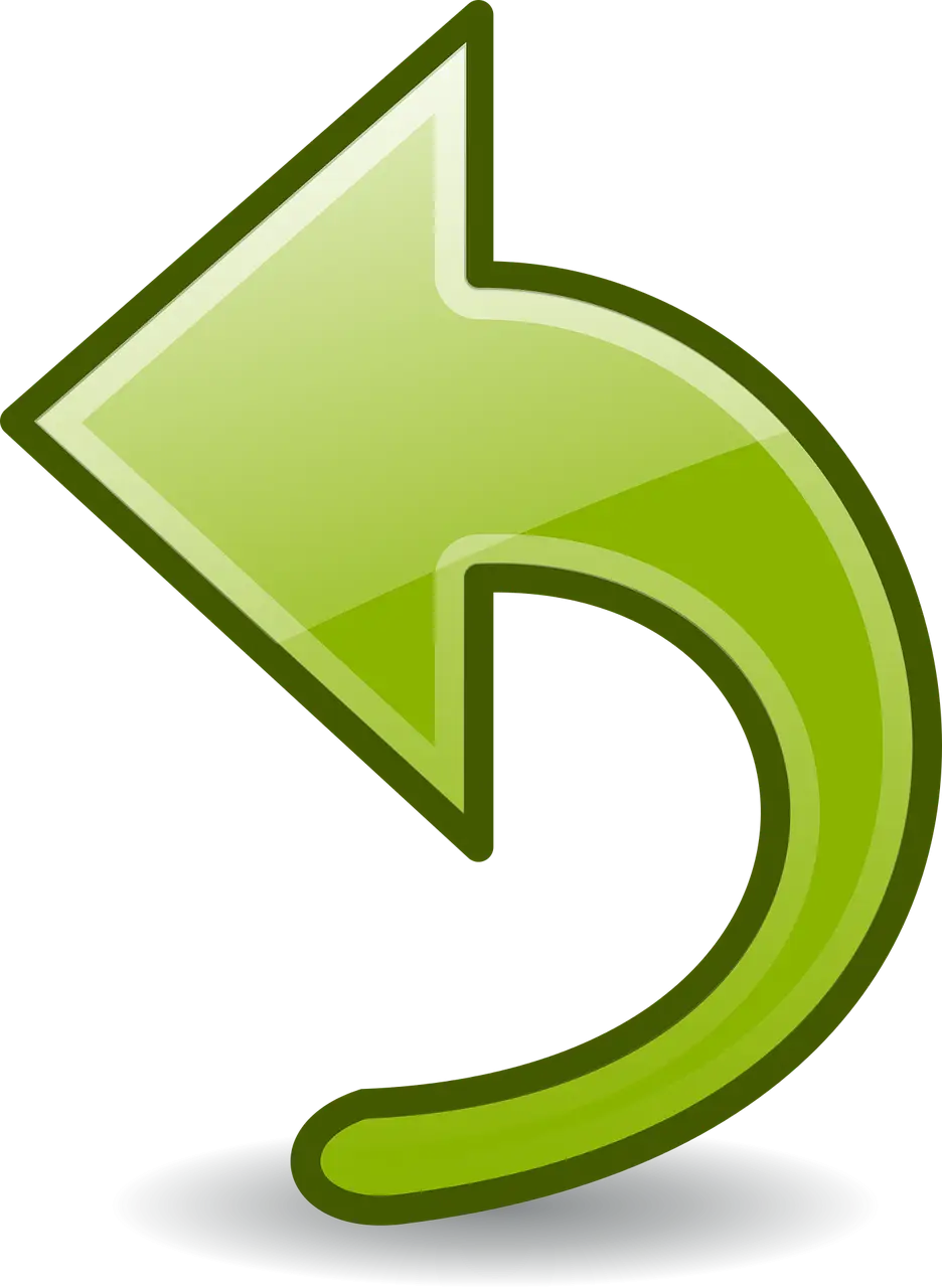 Green Left Arrow for Navigation
